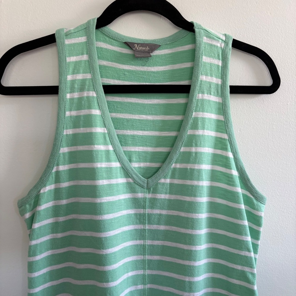 Natural‎ Reflections 100% Cotton Gorpcore Travel Camping Outdoor Tank Dress M